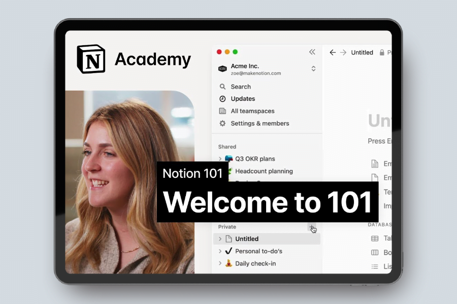 notion academy 101