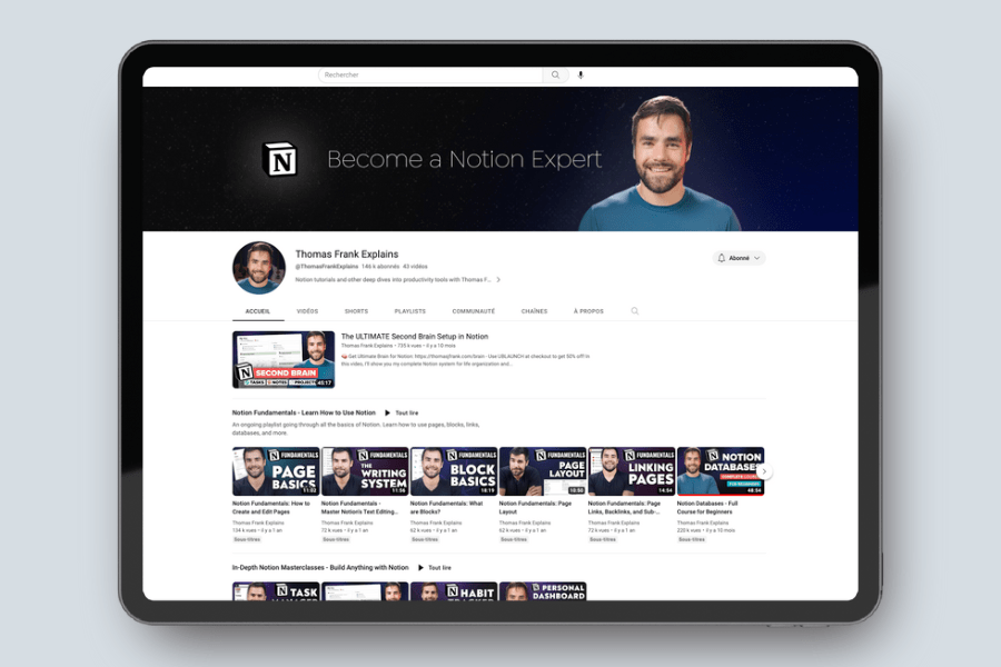 thomas frank learn notion