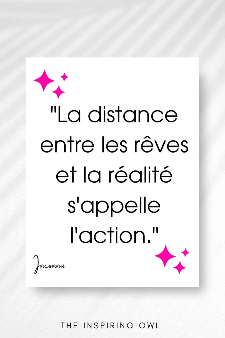 Citation inspirante - Inconnu