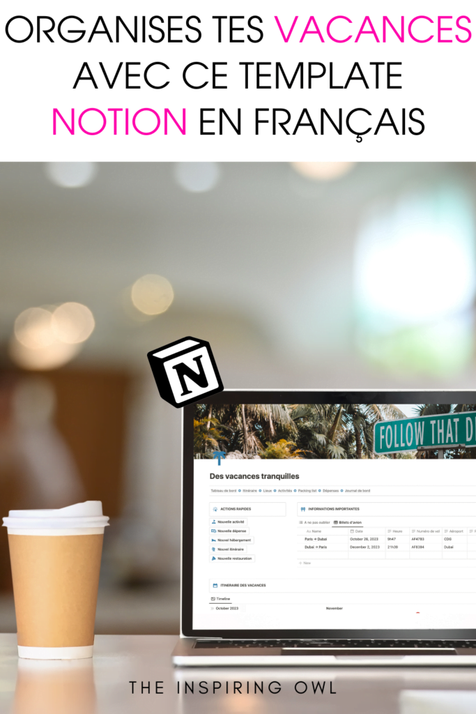 modele notion vacances