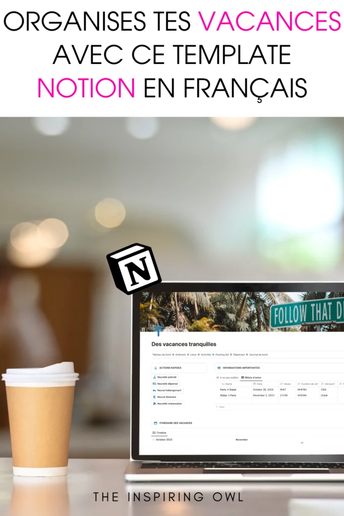 modele notion vacances