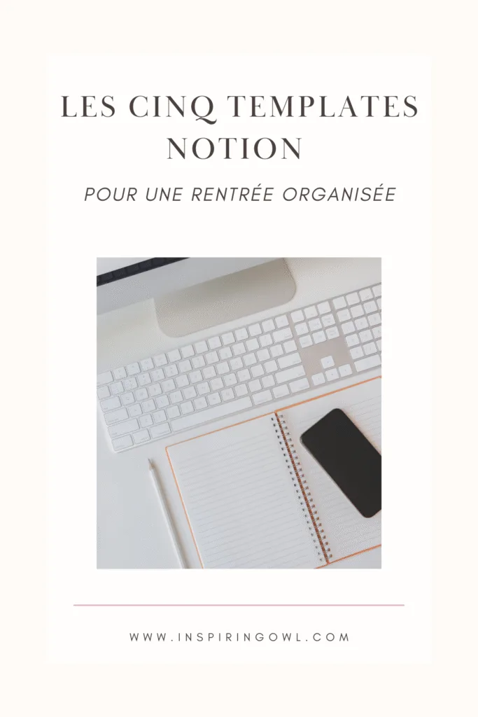 templates notion rentrée