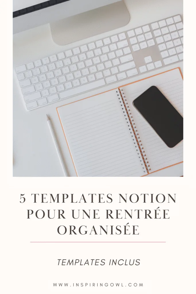 rentrée organisée notion