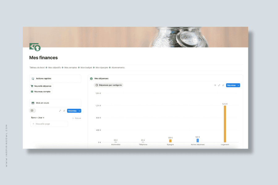 template notion budget planner