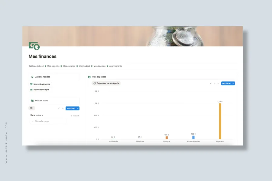 template notion budget planner